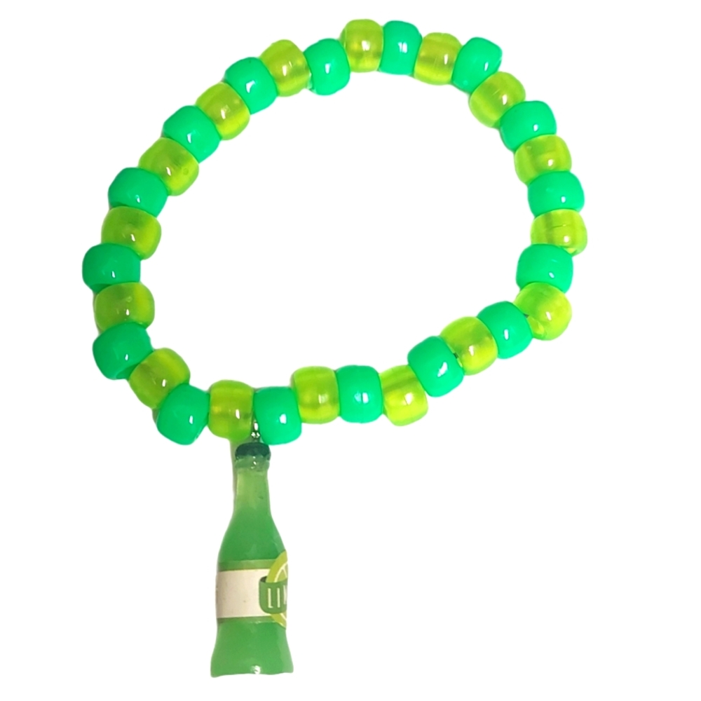 Green limeaid kandi bracelet